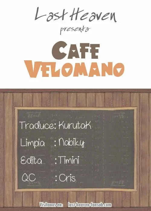 Café Velomano Capítulo 4 - Page 1