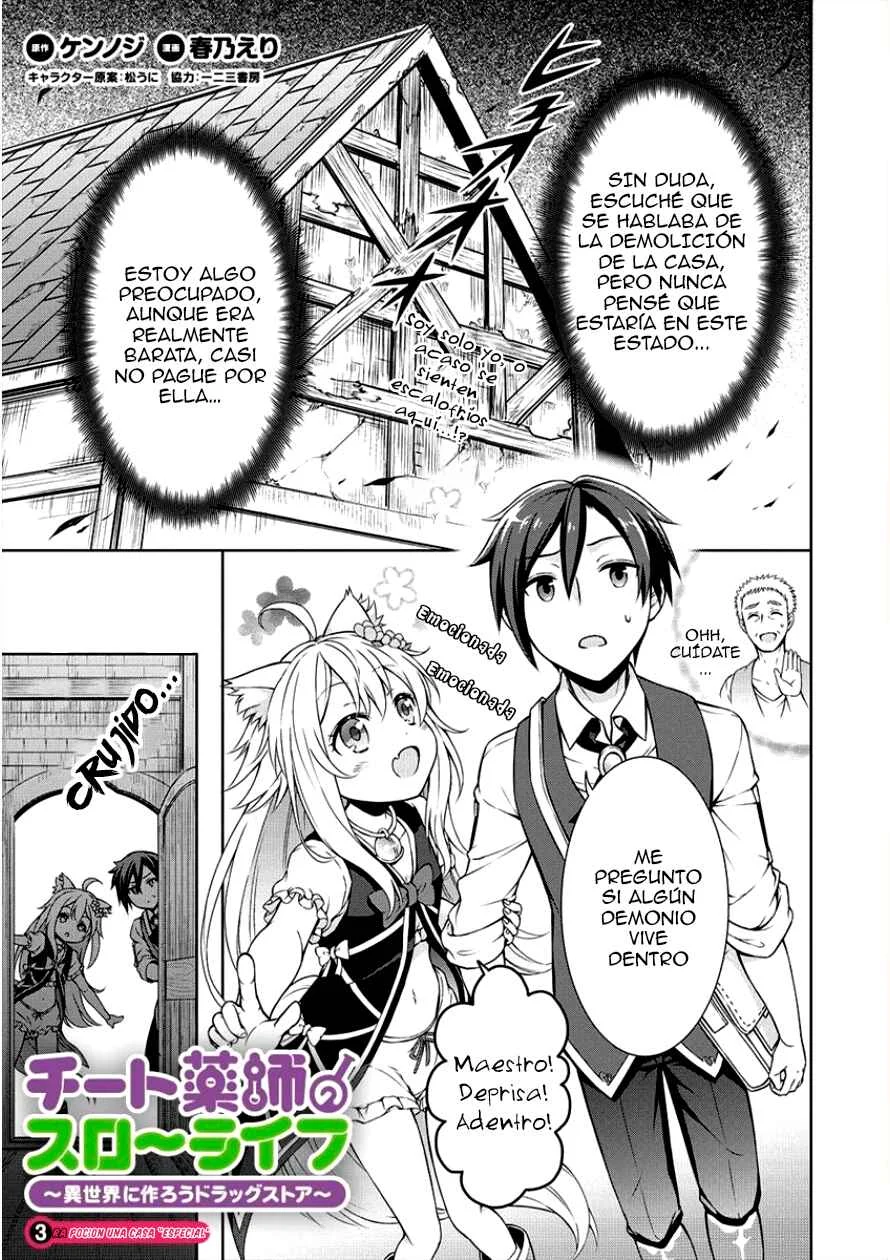Cheat Kusushi no Slow Life ~Isekai ni Tsukurou Drugstore~ Capítulo 3: Una casa "especial" - Page 2