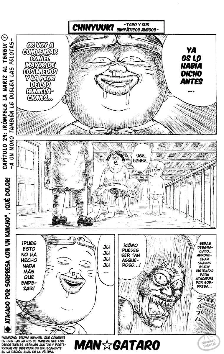 Chinyuuki Capítulo 24: ¡Rómpele la nariz al tengu! (7) —A un mono también le duelen las pelotas— - Page 1