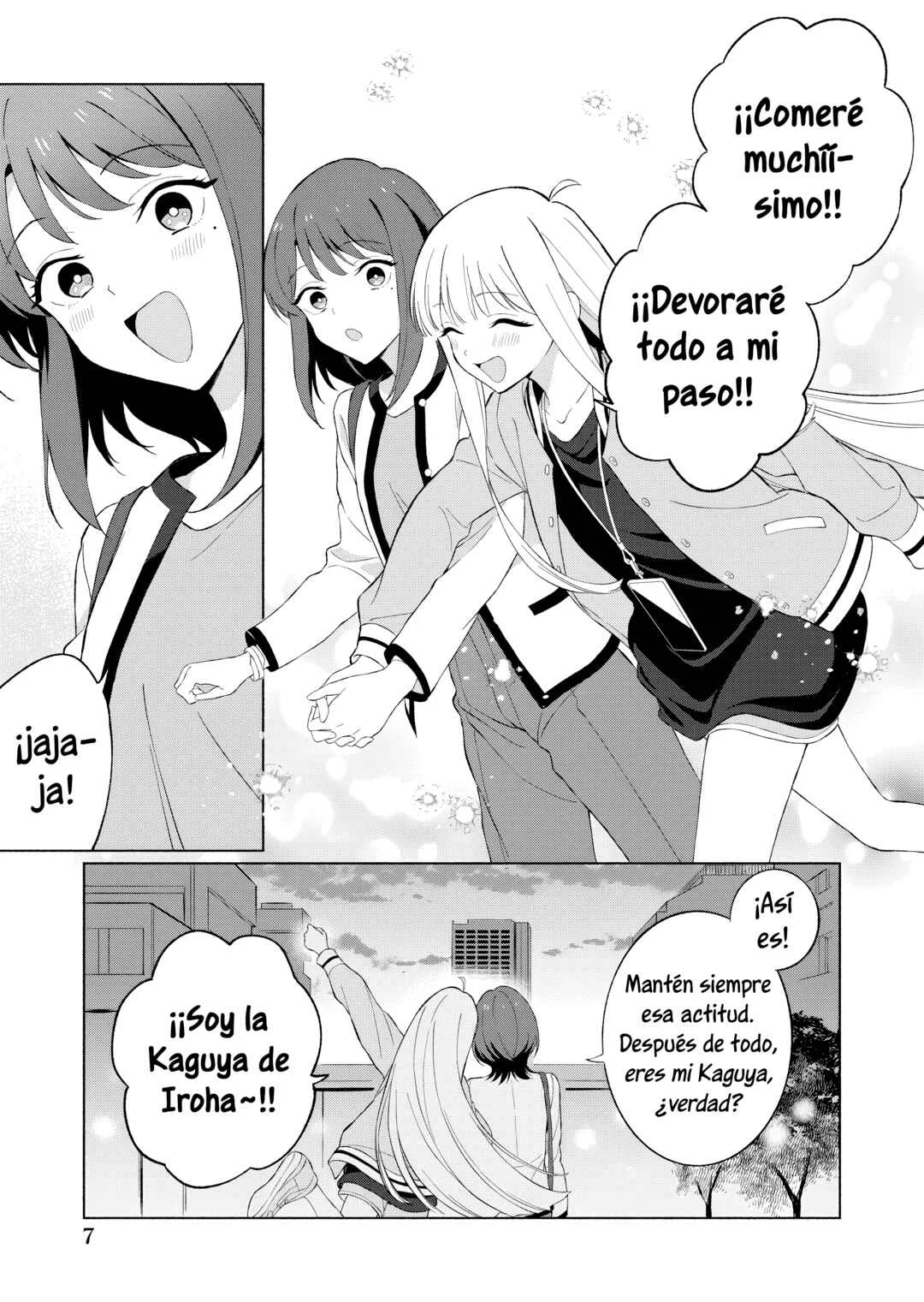 Chou Kaguya Meshi! Capítulo 1: ¡Una porción grande con extra caldo y huevo al amanecer! - Page 7