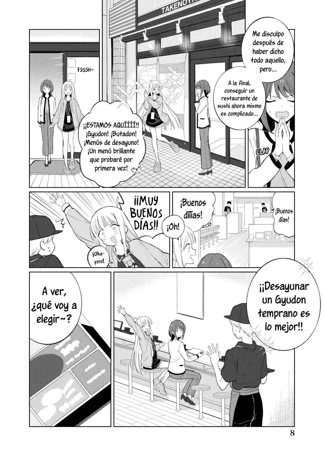 Chou Kaguya Meshi! Capítulo 1: ¡Una porción grande con extra caldo y huevo al amanecer! - Page 8