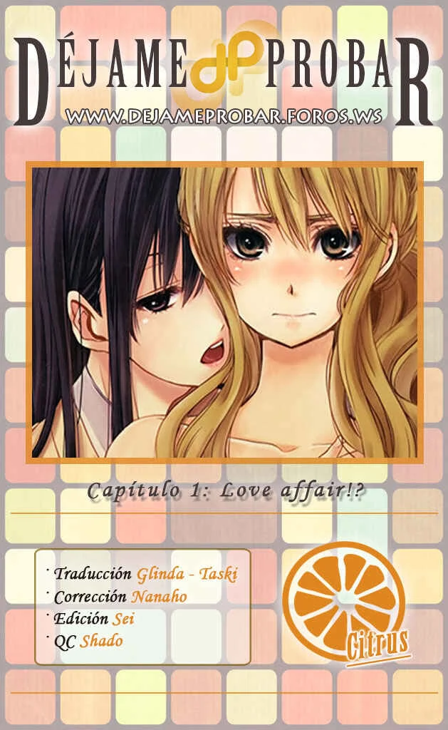 Citrus Capítulo 1 - Page 1