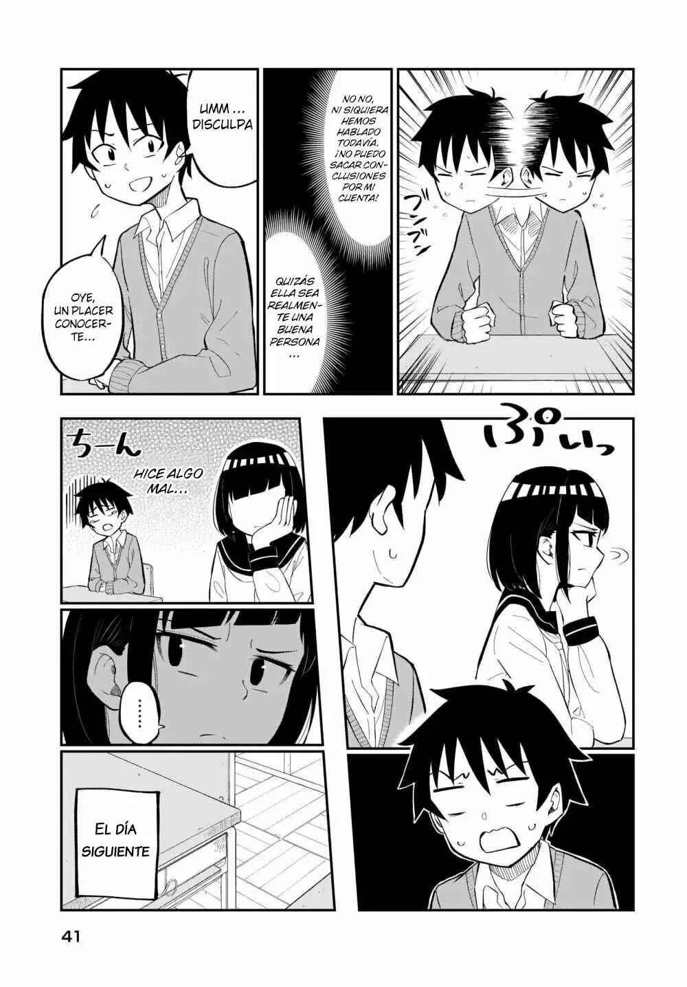 Classmate no Tanaka-san wa Sugoku Kowai Capítulo 1 - Page 6