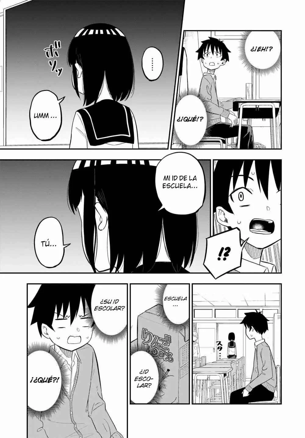 Classmate no Tanaka-san wa Sugoku Kowai Capítulo 1 - Page 8