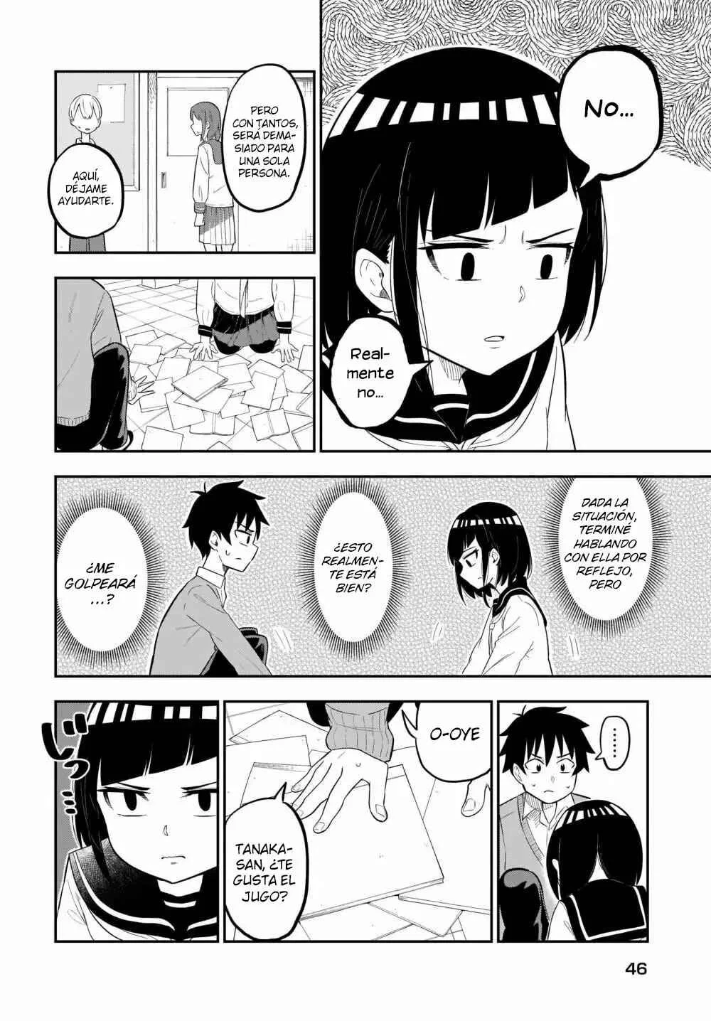 Classmate no Tanaka-san wa Sugoku Kowai Capítulo 1 - Page 11