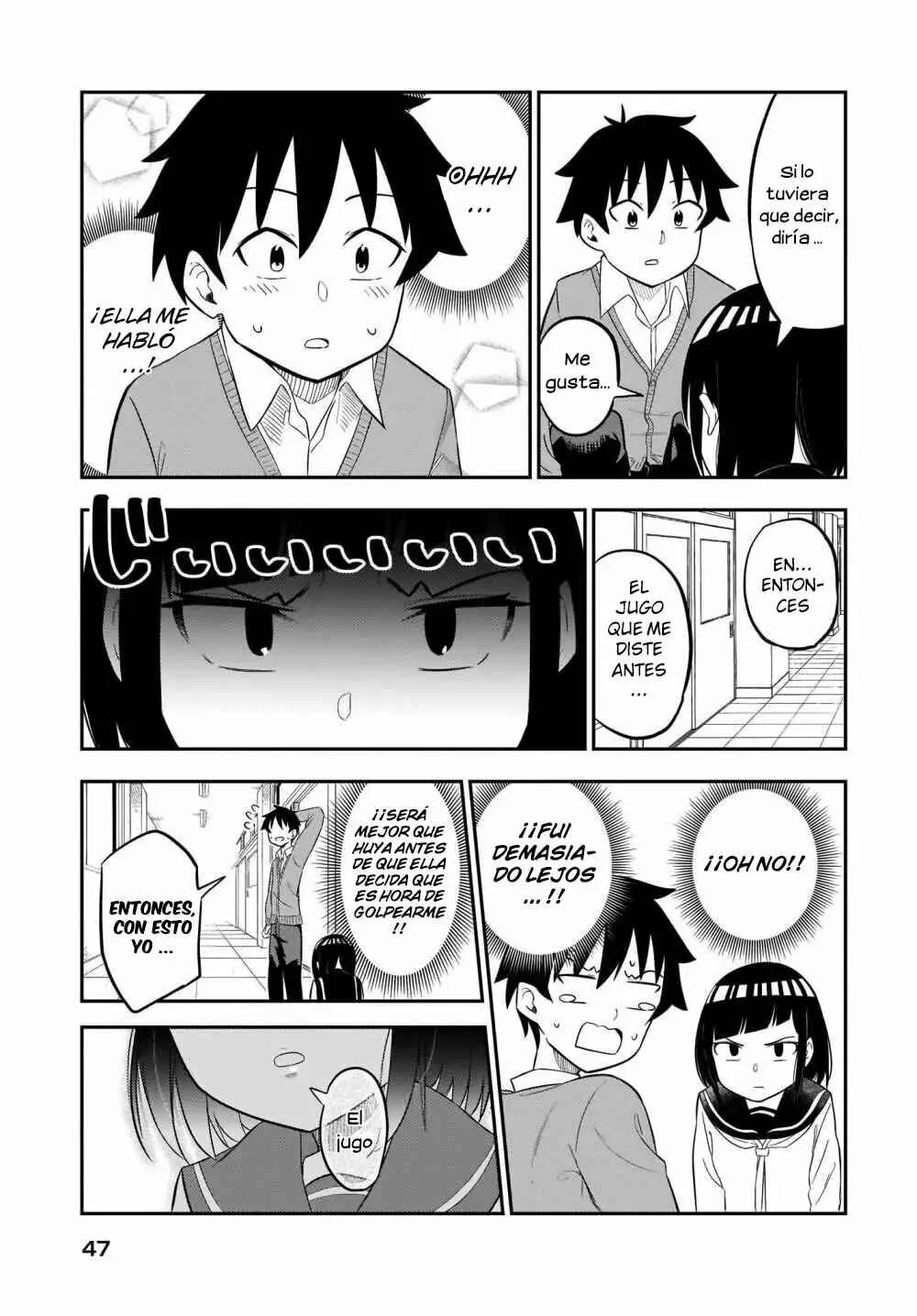 Classmate no Tanaka-san wa Sugoku Kowai Capítulo 1 - Page 12