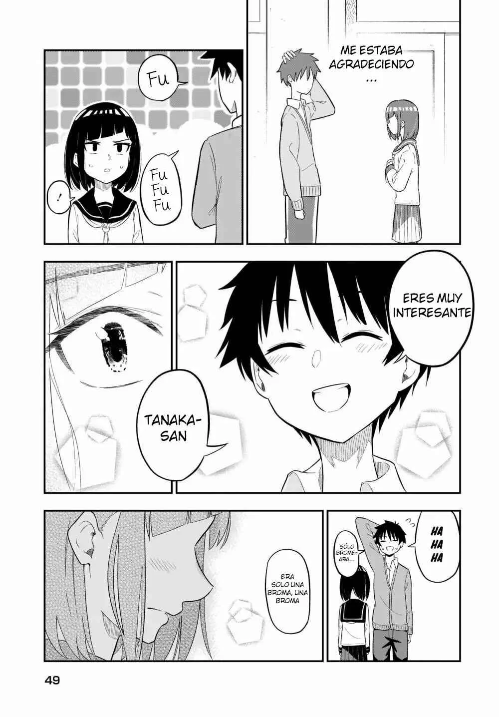 Classmate no Tanaka-san wa Sugoku Kowai Capítulo 1 - Page 14