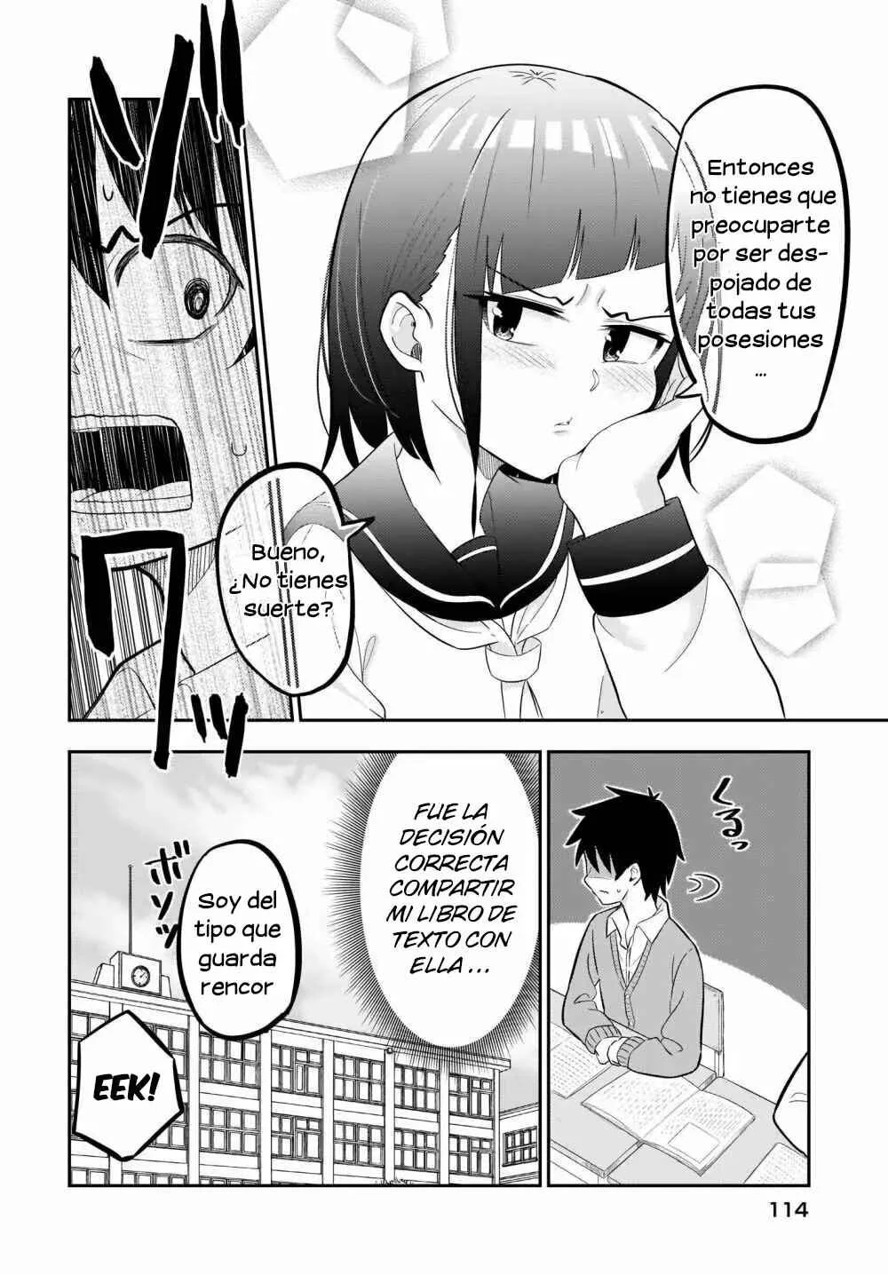Classmate no Tanaka-san wa Sugoku Kowai Capítulo 2 - Page 5