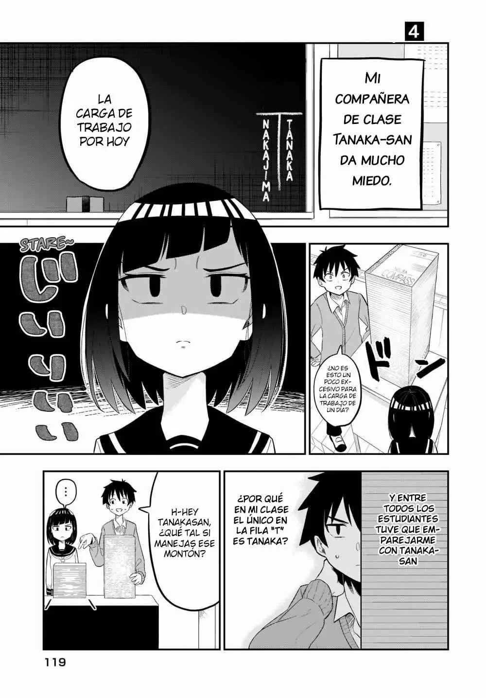 Classmate no Tanaka-san wa Sugoku Kowai Capítulo 4 - Page 2