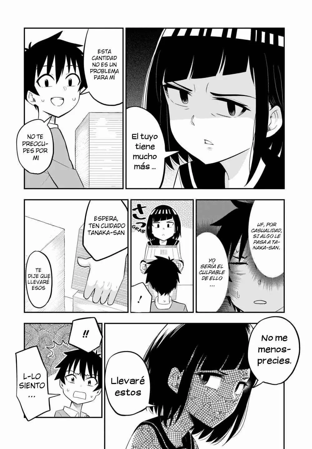 Classmate no Tanaka-san wa Sugoku Kowai Capítulo 4 - Page 3