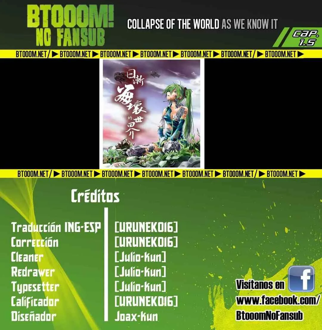 Collapse of the World as We Know It Capítulo 1.5 - Page 1