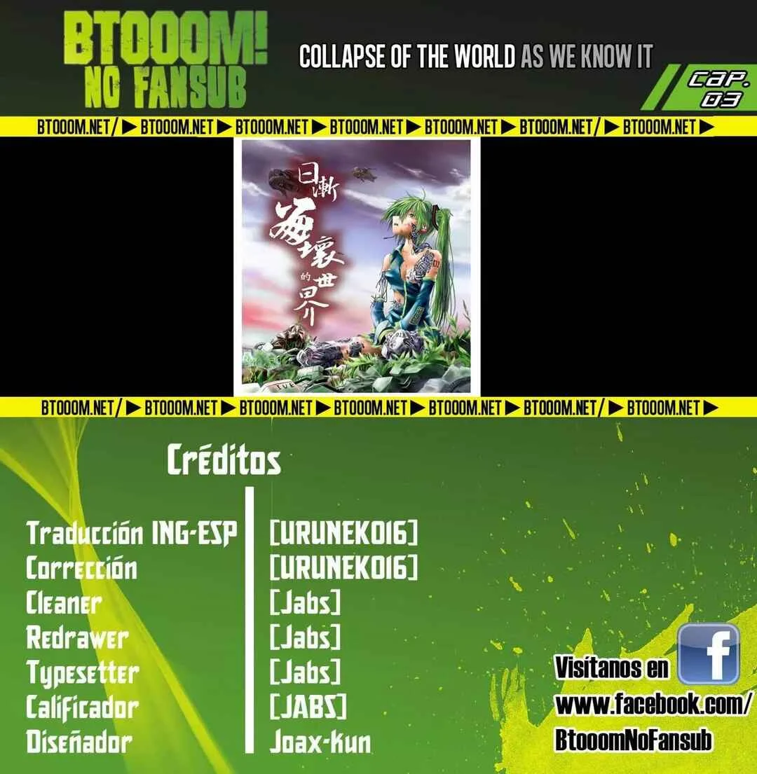 Collapse of the World as We Know It Capítulo 3 - Page 1