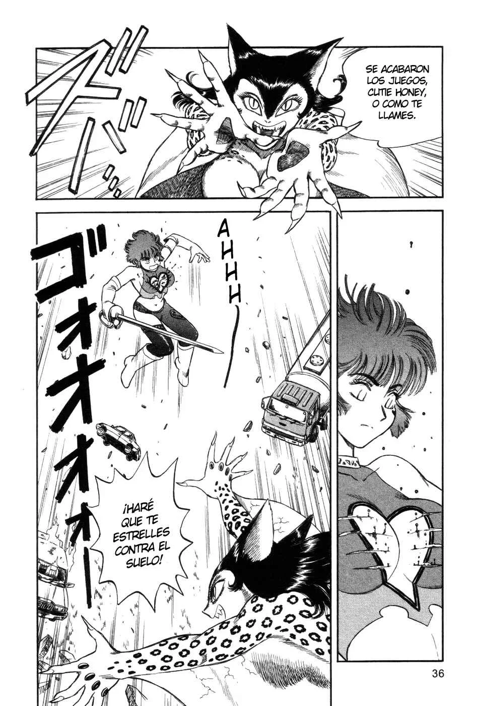Cutie Honey a Go Go! Capítulo 1: Panther Claw - Page 38