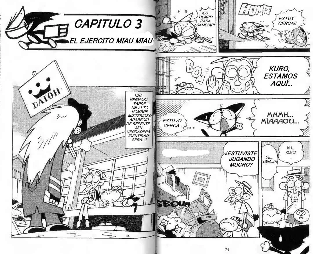Cyborg Kuro-chan Capítulo 3: EL EJERCITO MIAU MIAU - Page 1