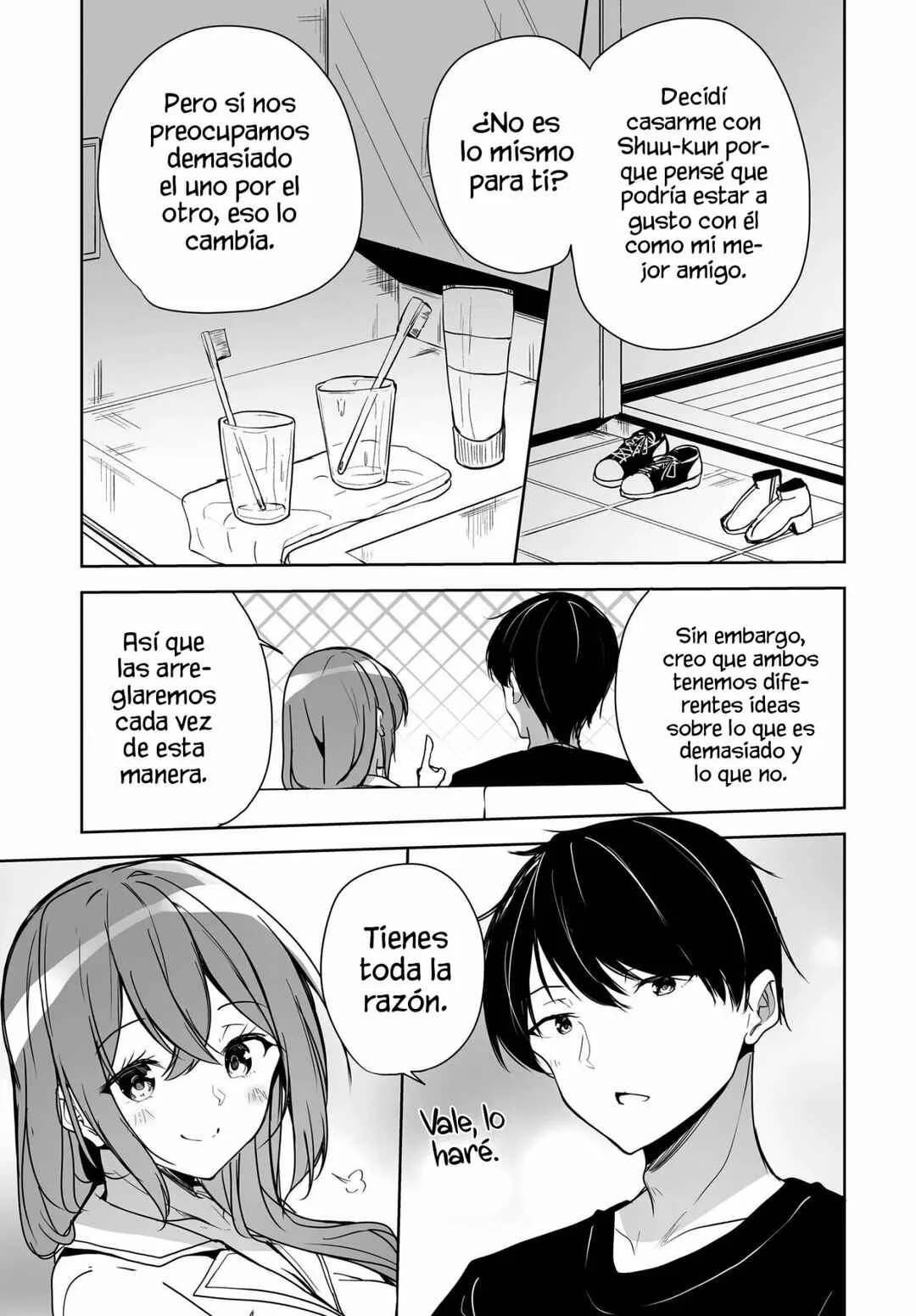 Danshi dato Omotteita Osananajimi tono Shinkon Seikatsu ga Umaku Ikisugiru Ken ni Tsuite Capítulo 2 - Page 23