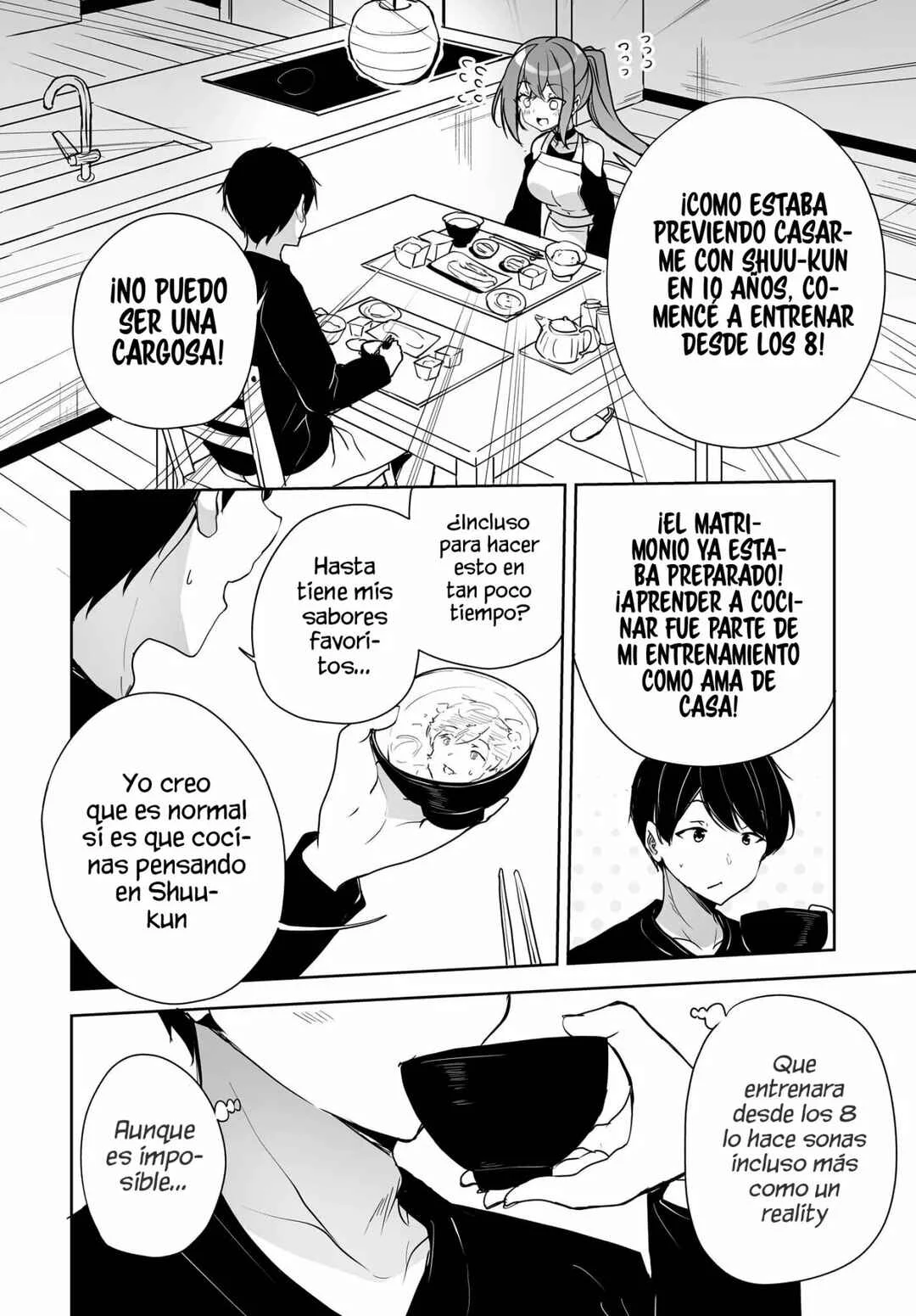 Danshi dato Omotteita Osananajimi tono Shinkon Seikatsu ga Umaku Ikisugiru Ken ni Tsuite Capítulo 2 - Page 34