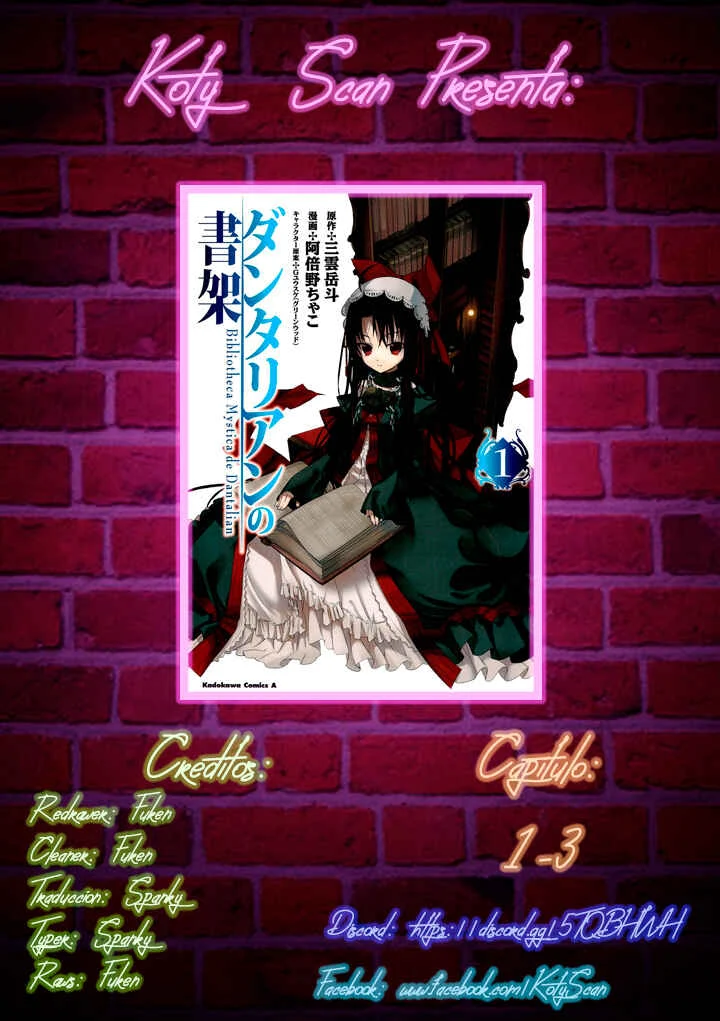 Dantalian no Shoka Capítulo 1.3: El Libro de la Transferencia del Alma, Parte 3. - Page 1