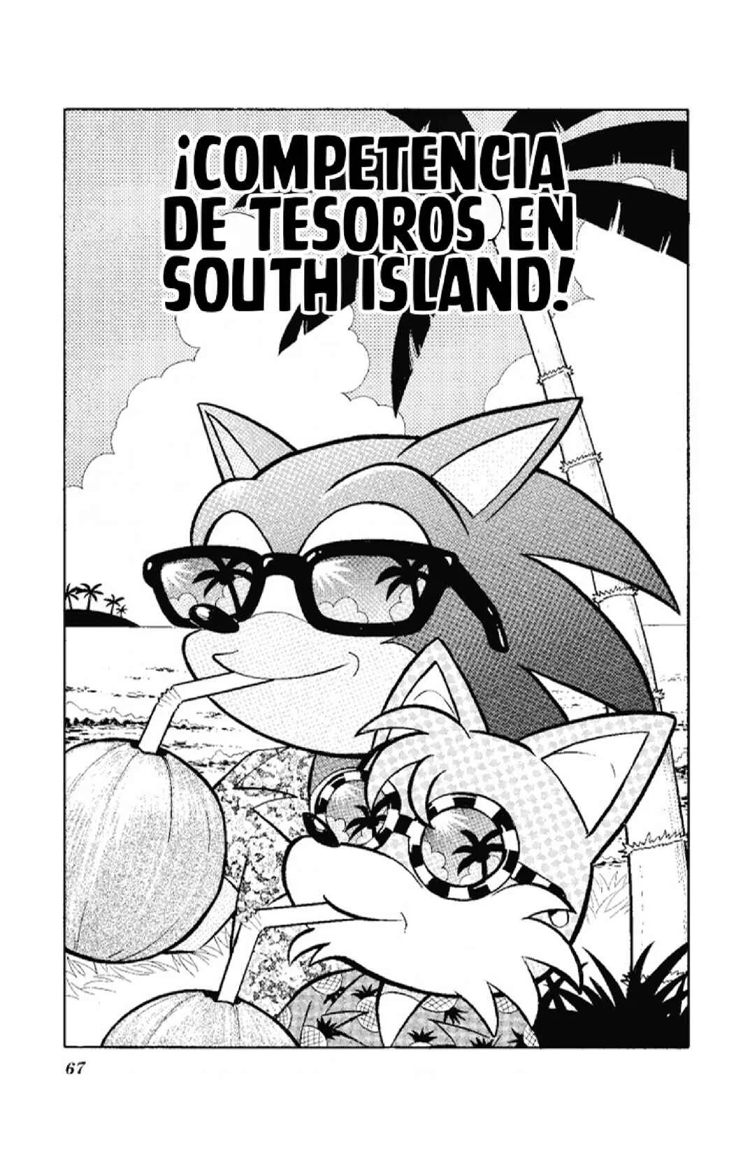 Dash & Spin: Hyper Speed Sonic Capítulo 4: ¡Competencia de tesoros en South Island! - Page 1