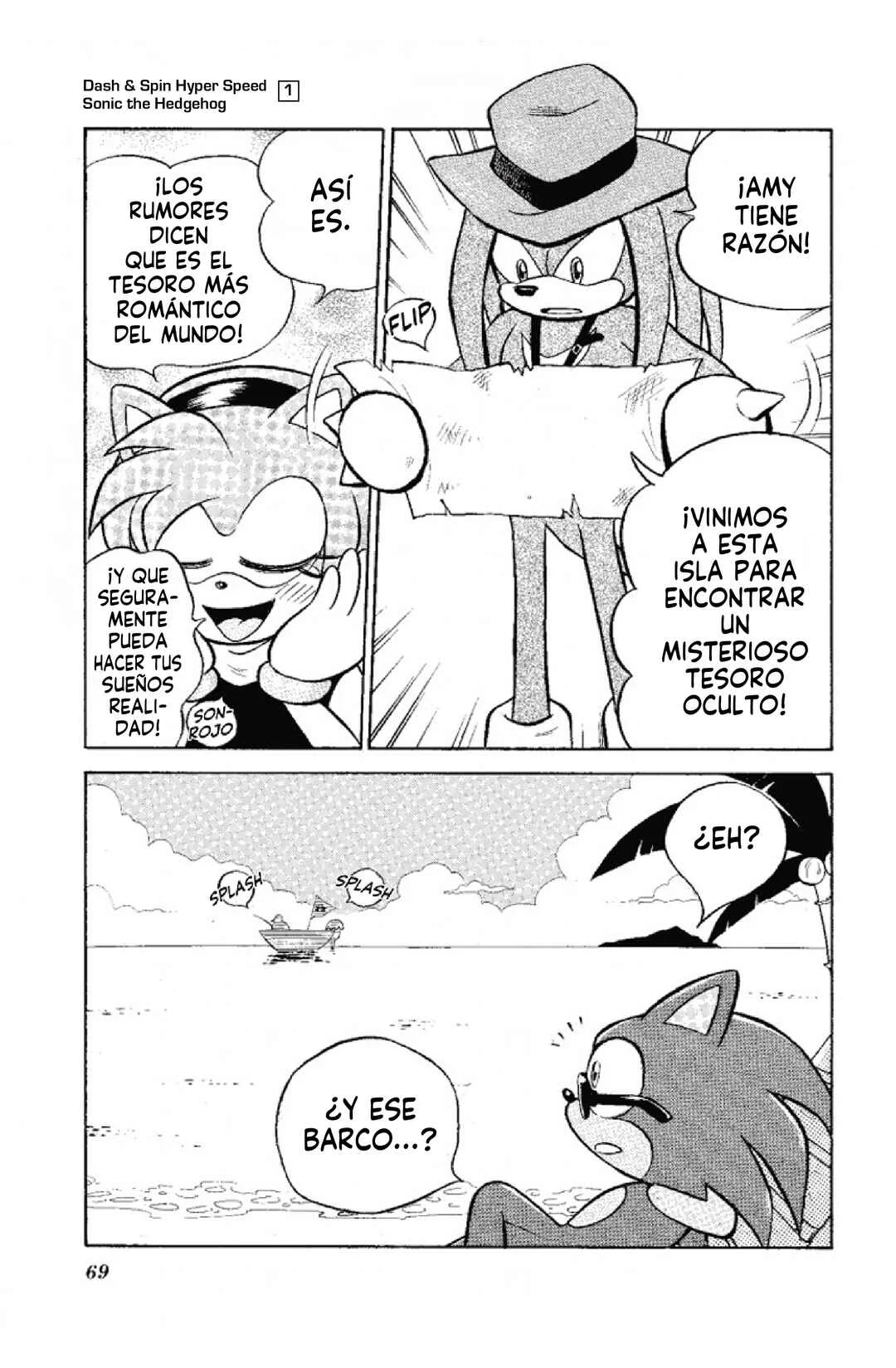 Dash & Spin: Hyper Speed Sonic Capítulo 4: ¡Competencia de tesoros en South Island! - Page 3