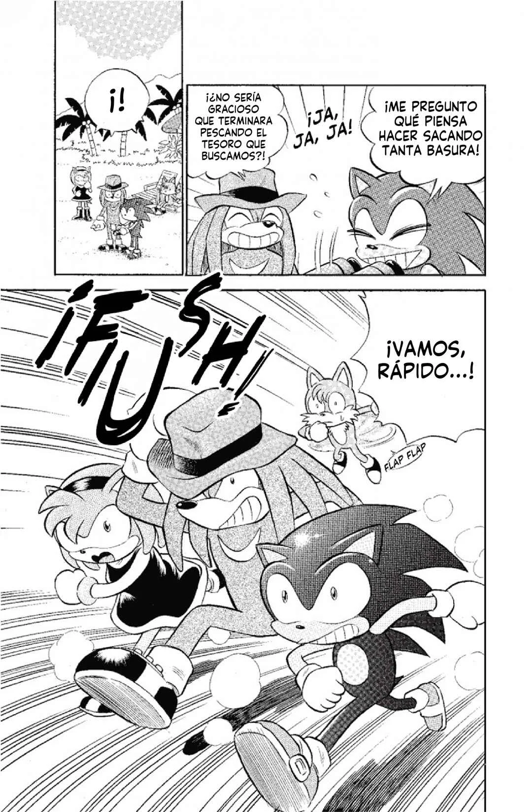 Dash & Spin: Hyper Speed Sonic Capítulo 4: ¡Competencia de tesoros en South Island! - Page 5