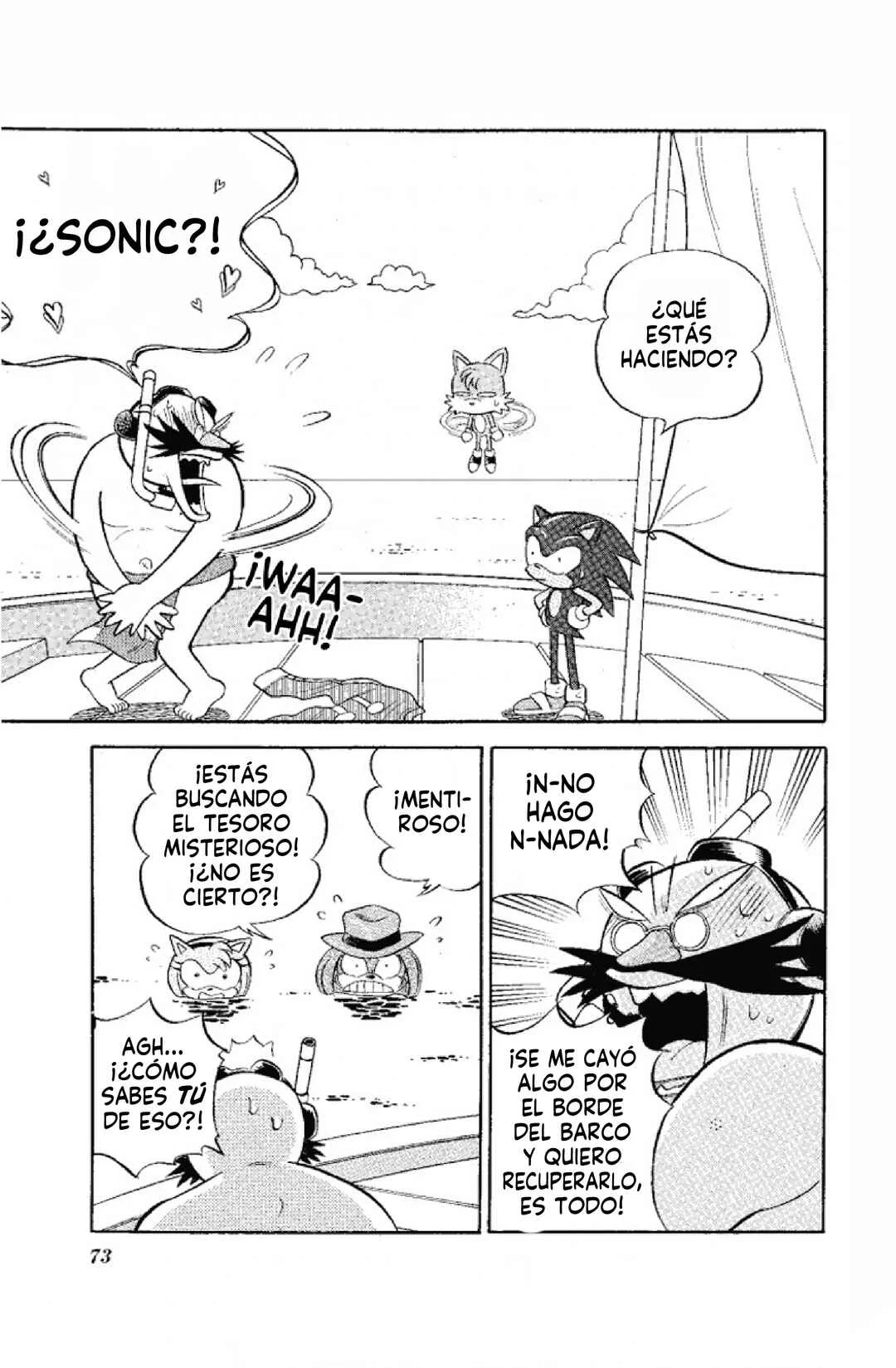 Dash & Spin: Hyper Speed Sonic Capítulo 4: ¡Competencia de tesoros en South Island! - Page 7