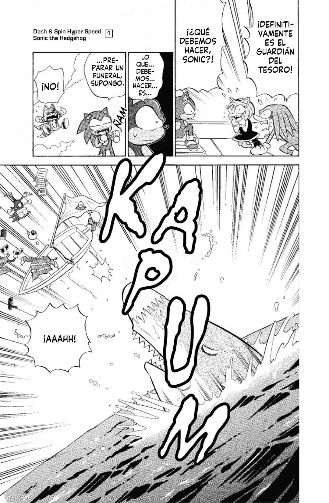 Dash & Spin: Hyper Speed Sonic Capítulo 4: ¡Competencia de tesoros en South Island! - Page 11