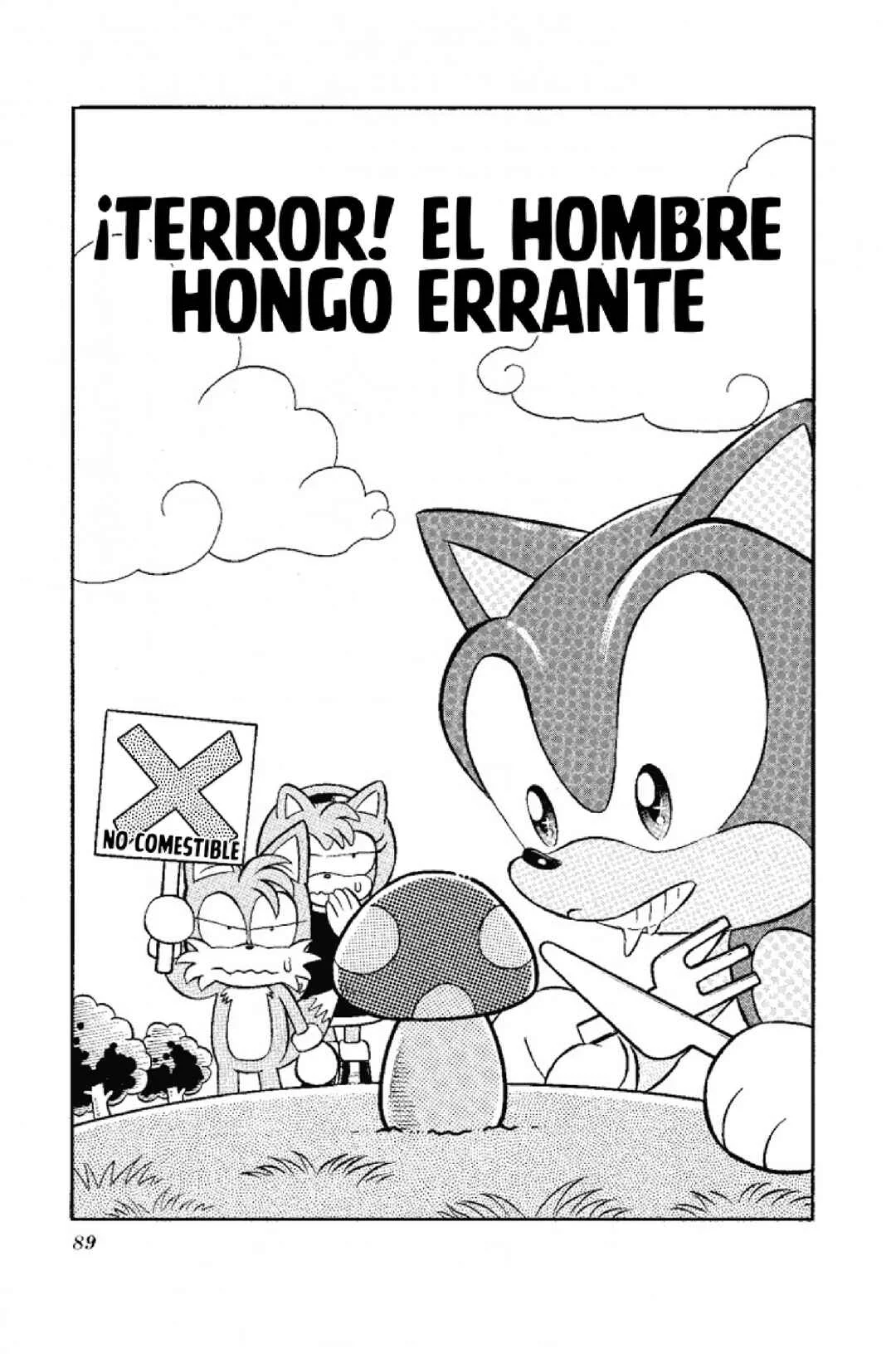 Dash & Spin: Hyper Speed Sonic Capítulo 5: ¡Terror! El hombre hongo errante - Page 1