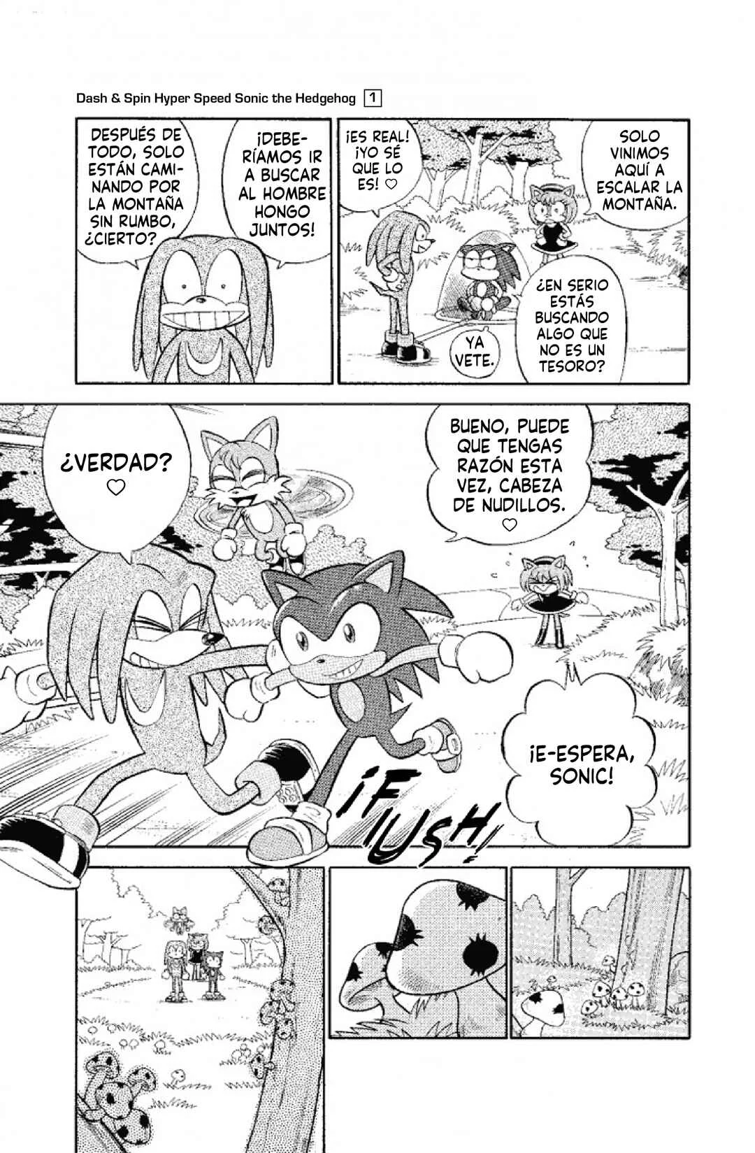 Dash & Spin: Hyper Speed Sonic Capítulo 5: ¡Terror! El hombre hongo errante - Page 5