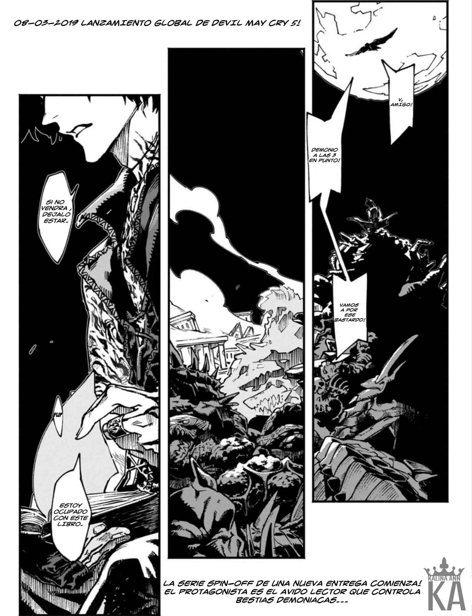 Devil May Cry 5 – Visions of V – Capítulo 0: Prólogo - Page 1