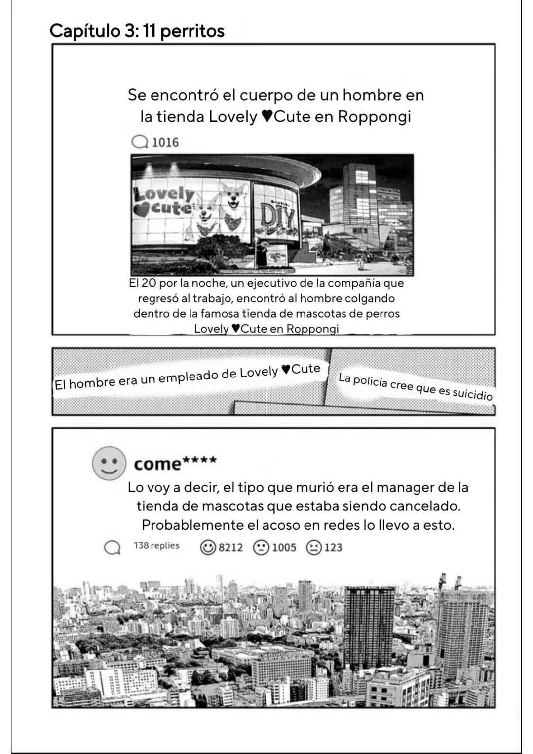 Doom Satsujin Keisatsukan no Danzairoku Capítulo 3: 11 Perritos - Page 3