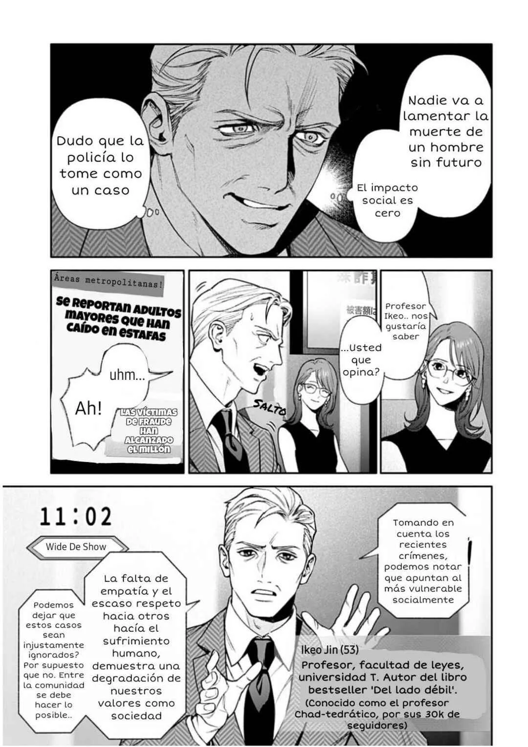 Doom Satsujin Keisatsukan no Danzairoku Capítulo 4.1: Paraíso de Maduros con clase  - Page 15