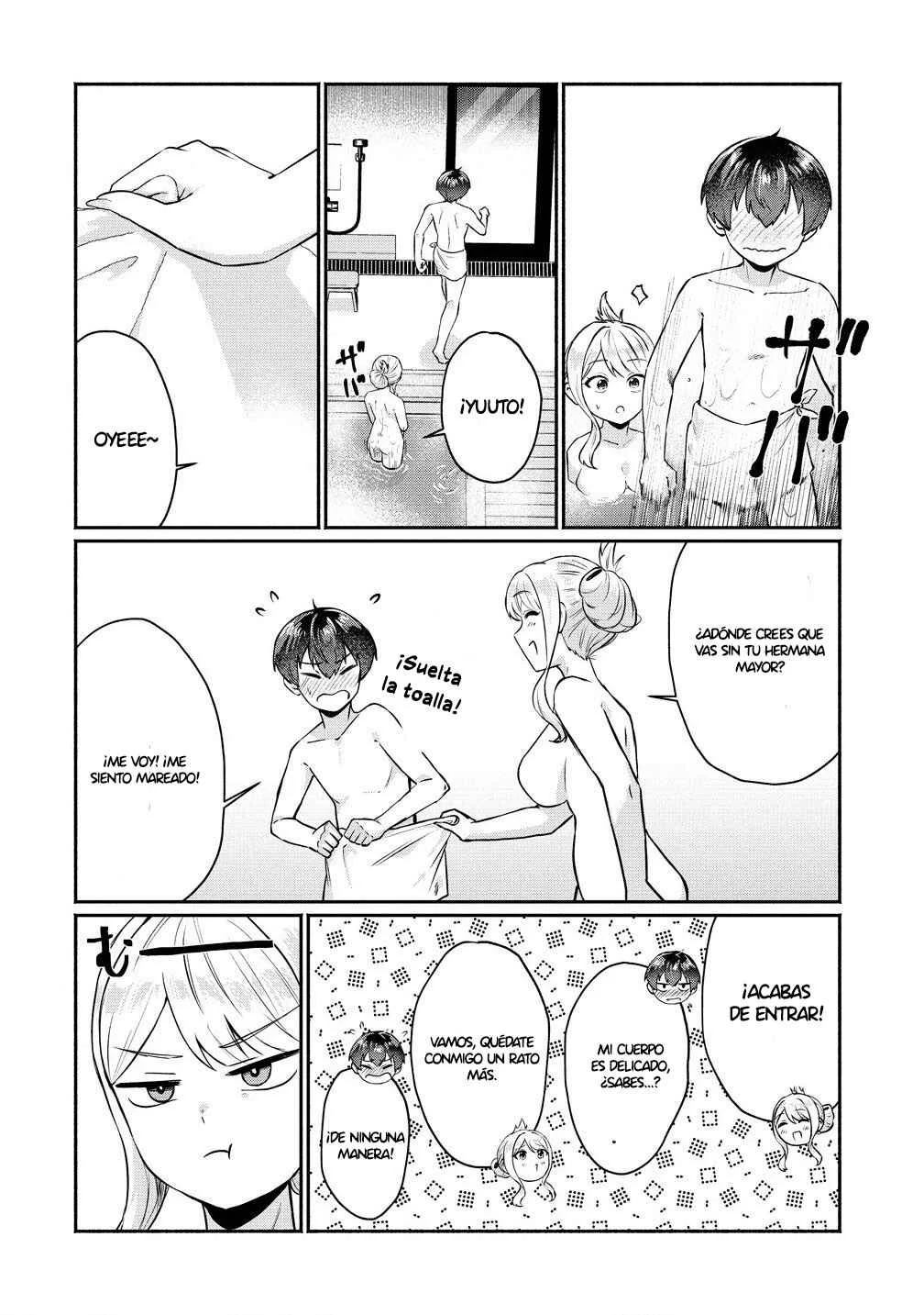 Douyara Ore wa Imadoki Gal na Toshiue Osananajimi kara Gekiomo Kanjou wo Mukerareteiru Rashii Capítulo 4: Yuuto es más atrevido de lo que parece - Page 9