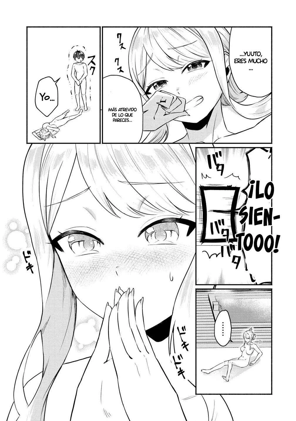Douyara Ore wa Imadoki Gal na Toshiue Osananajimi kara Gekiomo Kanjou wo Mukerareteiru Rashii Capítulo 4: Yuuto es más atrevido de lo que parece - Page 12
