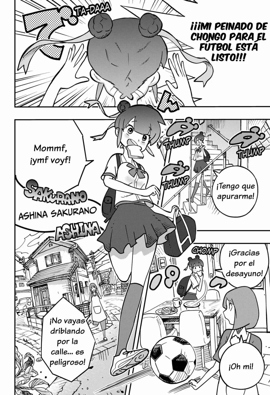 Dribbling Nukko Ashi-chan Capítulo 1 - Page 3