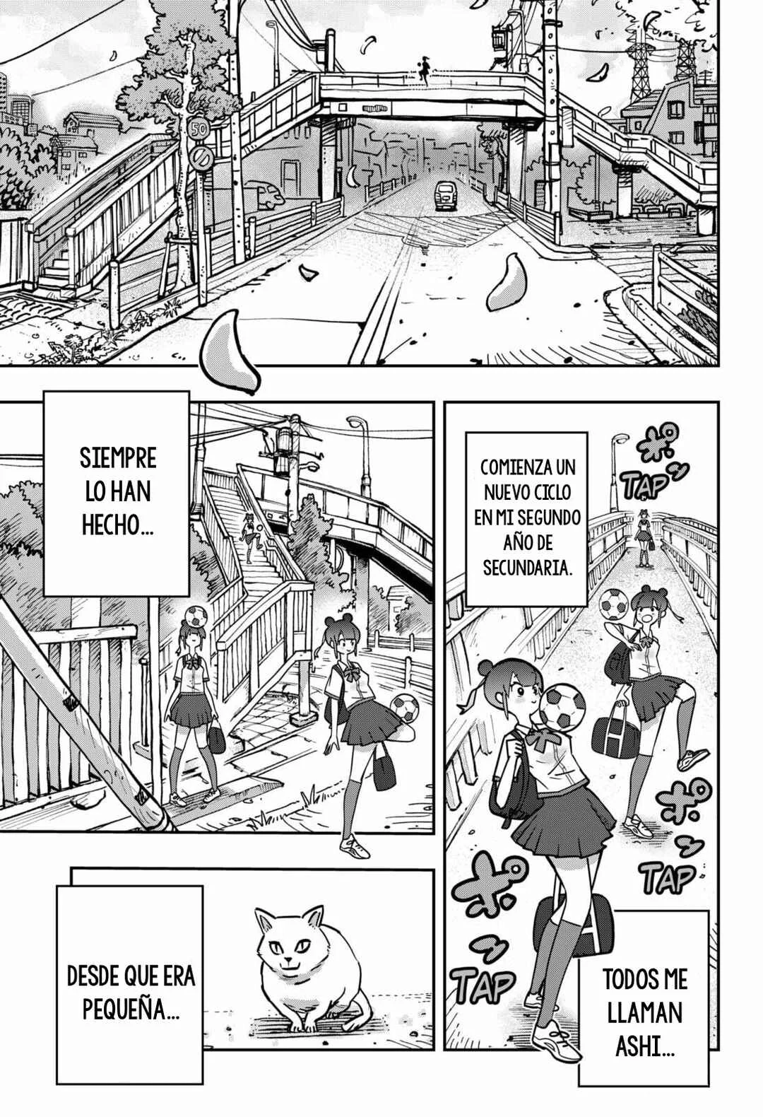 Dribbling Nukko Ashi-chan Capítulo 1 - Page 4