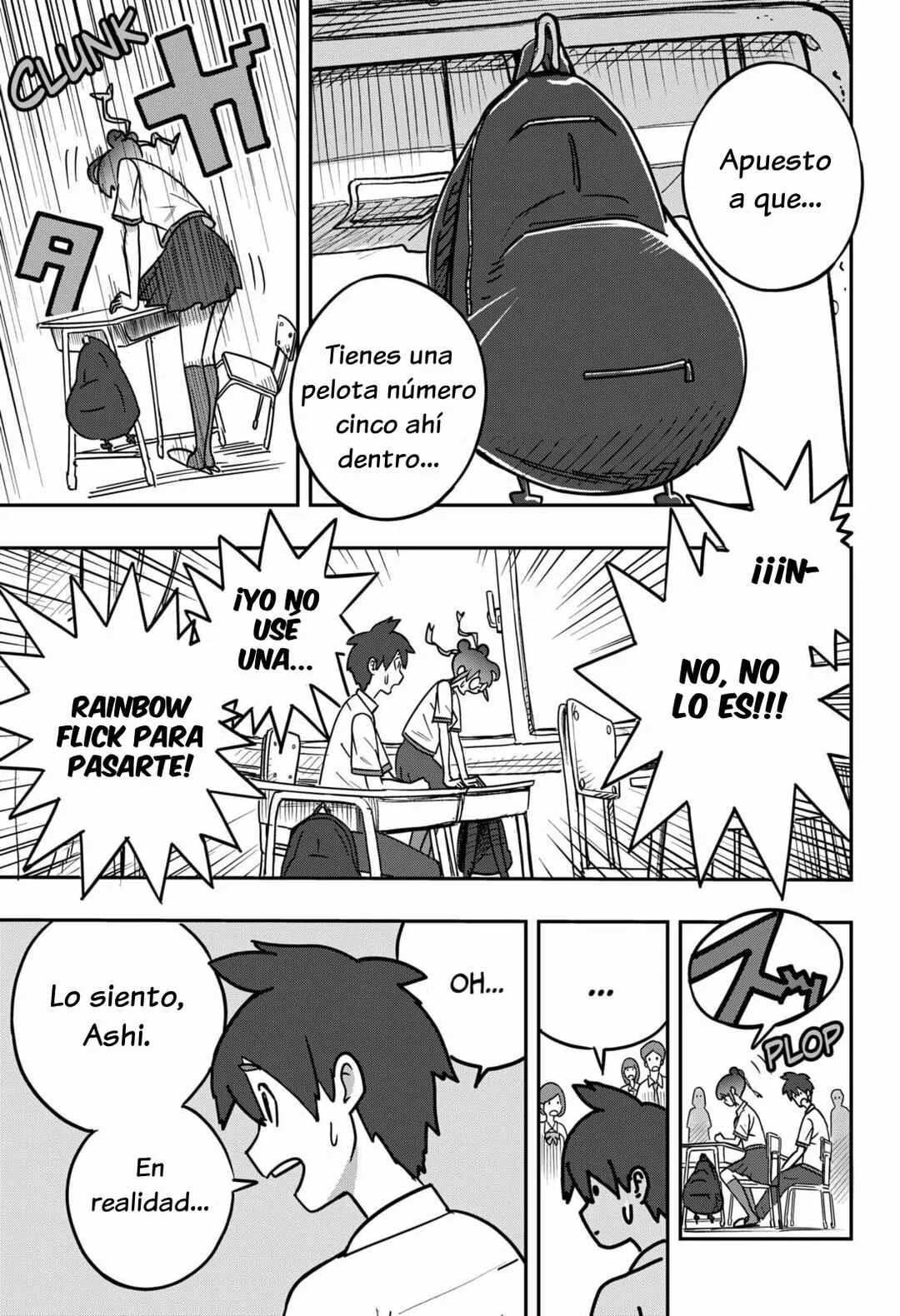 Dribbling Nukko Ashi-chan Capítulo 1 - Page 14