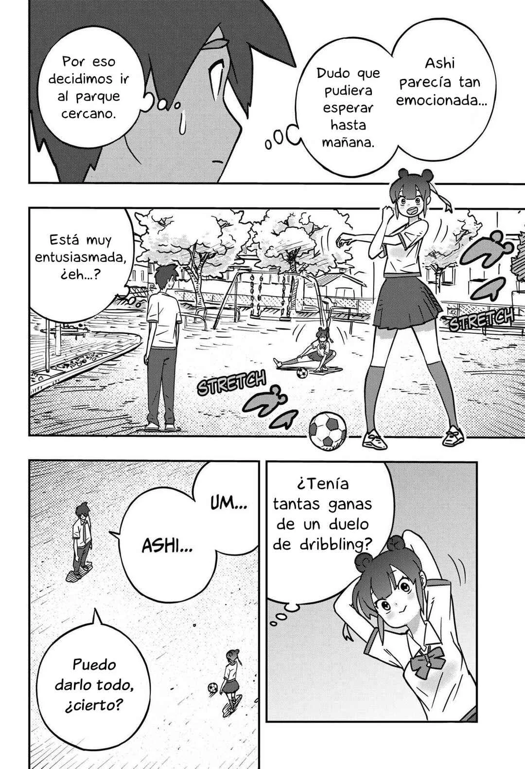 Dribbling Nukko Ashi-chan Capítulo 1 - Page 35