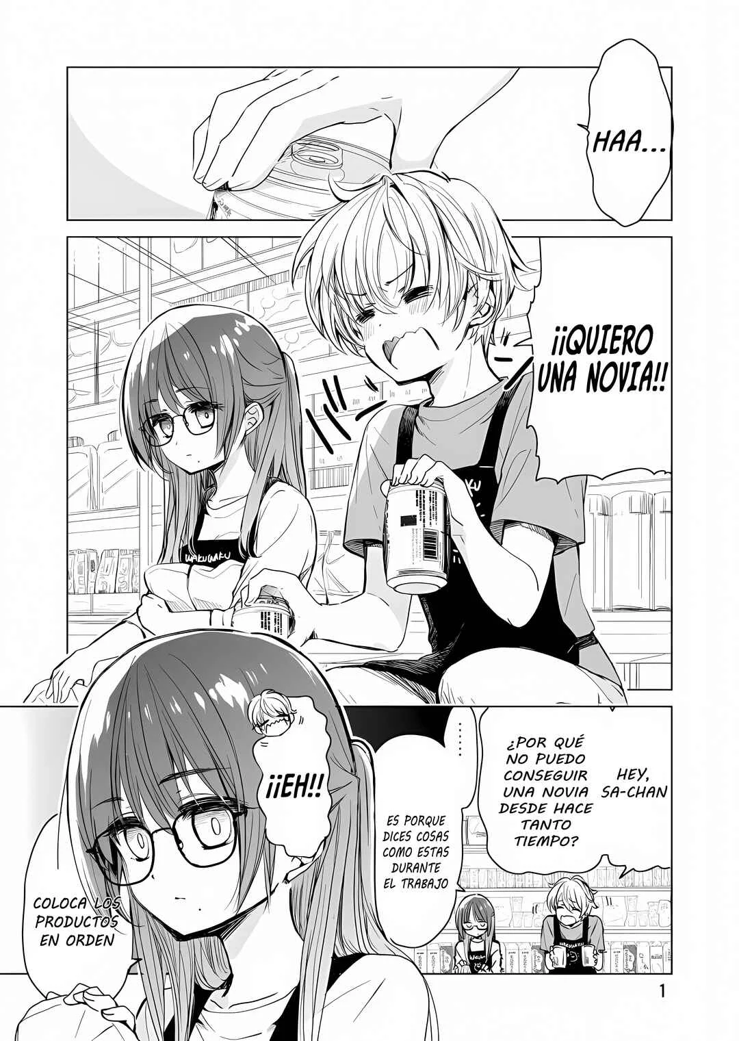 Drugstore Ten'in Sacchan no Nichijou Capítulo 1 - Page 1