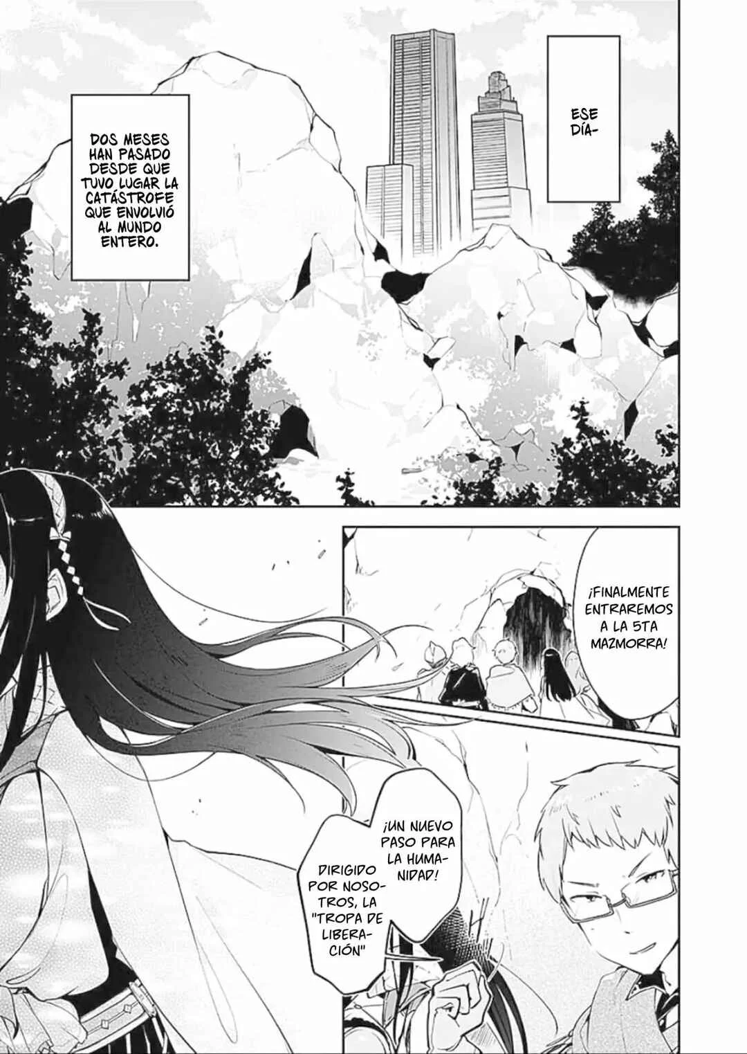 Dungeon Battle Royale Capítulo 1: Kurosaki Shion - Page 1