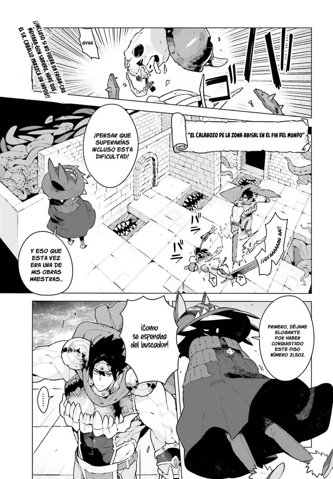 Dungeon Master wa Shinken Shoubu ga Shitai no ni! Capítulo 1 - Page 3