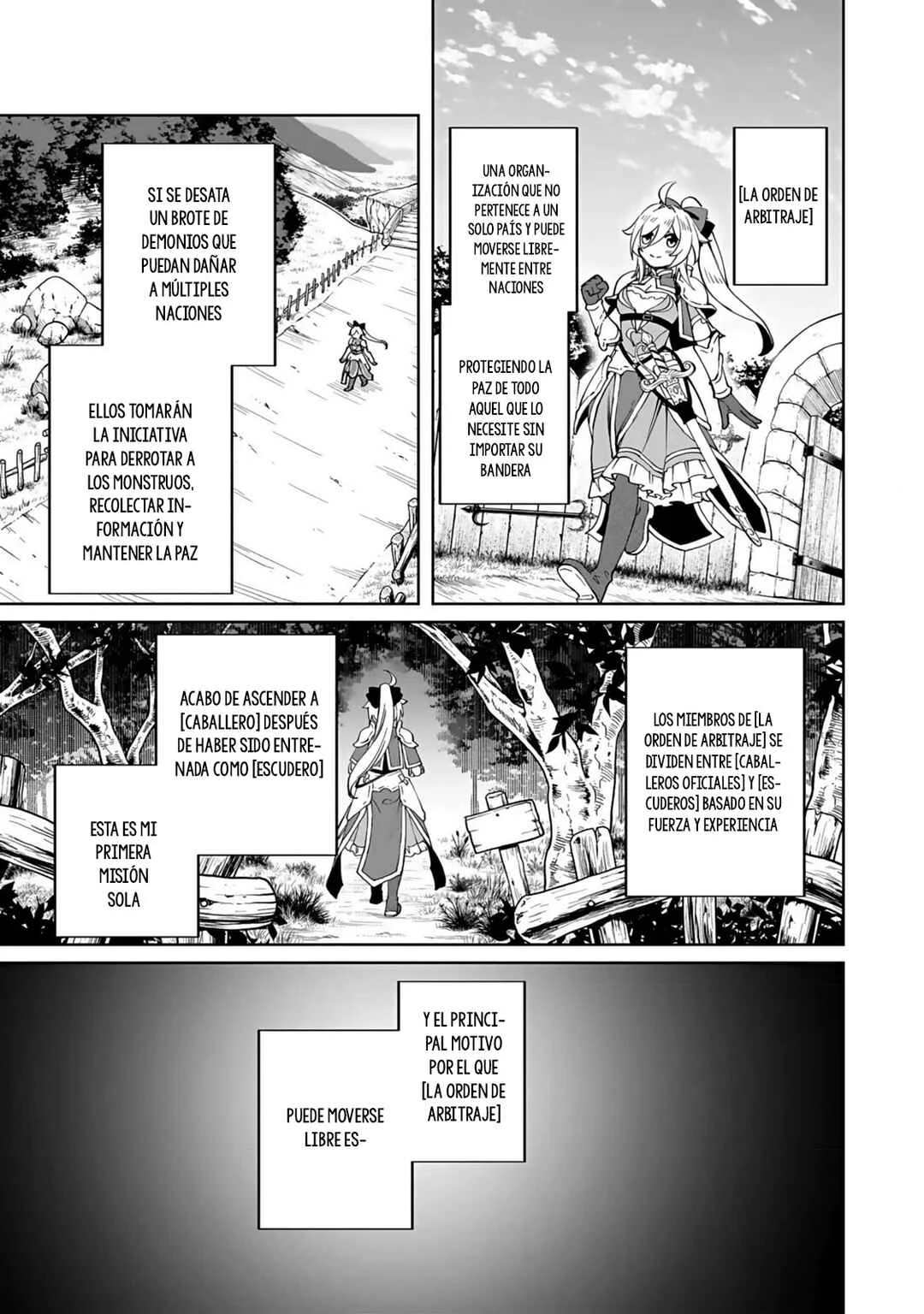 "Eiyuu" ni Akogareta Shoujo wa Kyuuketsuki ni Ochitemo "Eiyuu" wo Mezasu Capítulo 1: El voto y el comienzo - Page 7