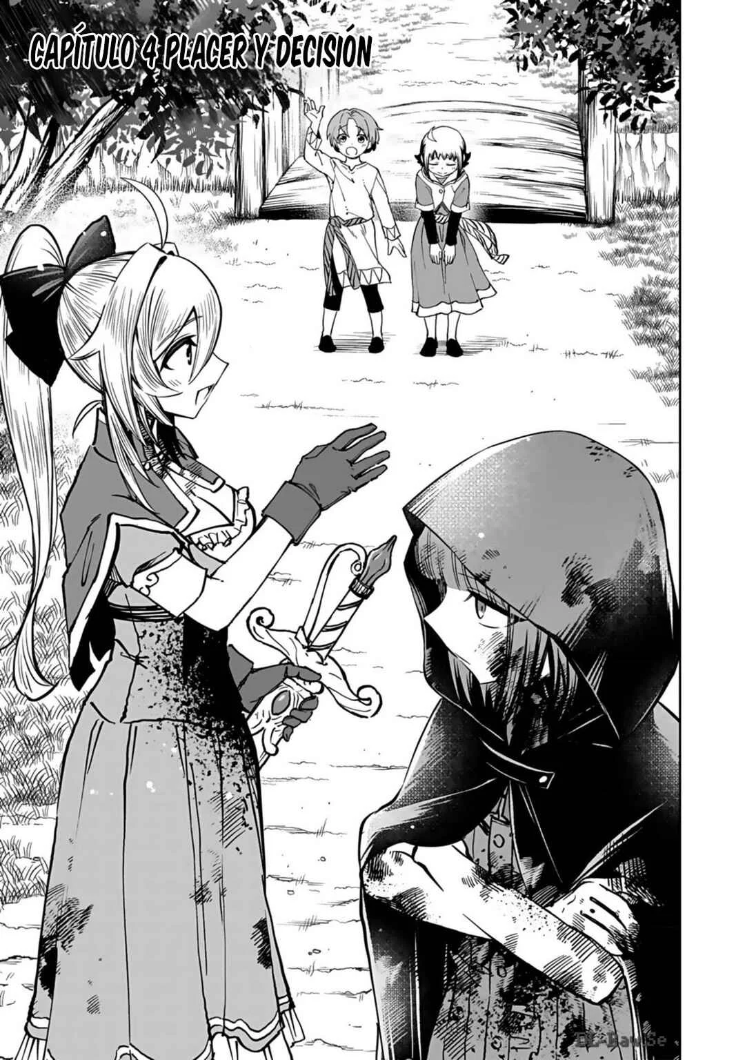"Eiyuu" ni Akogareta Shoujo wa Kyuuketsuki ni Ochitemo "Eiyuu" wo Mezasu Capítulo 4: Placer y Decisión  - Page 2