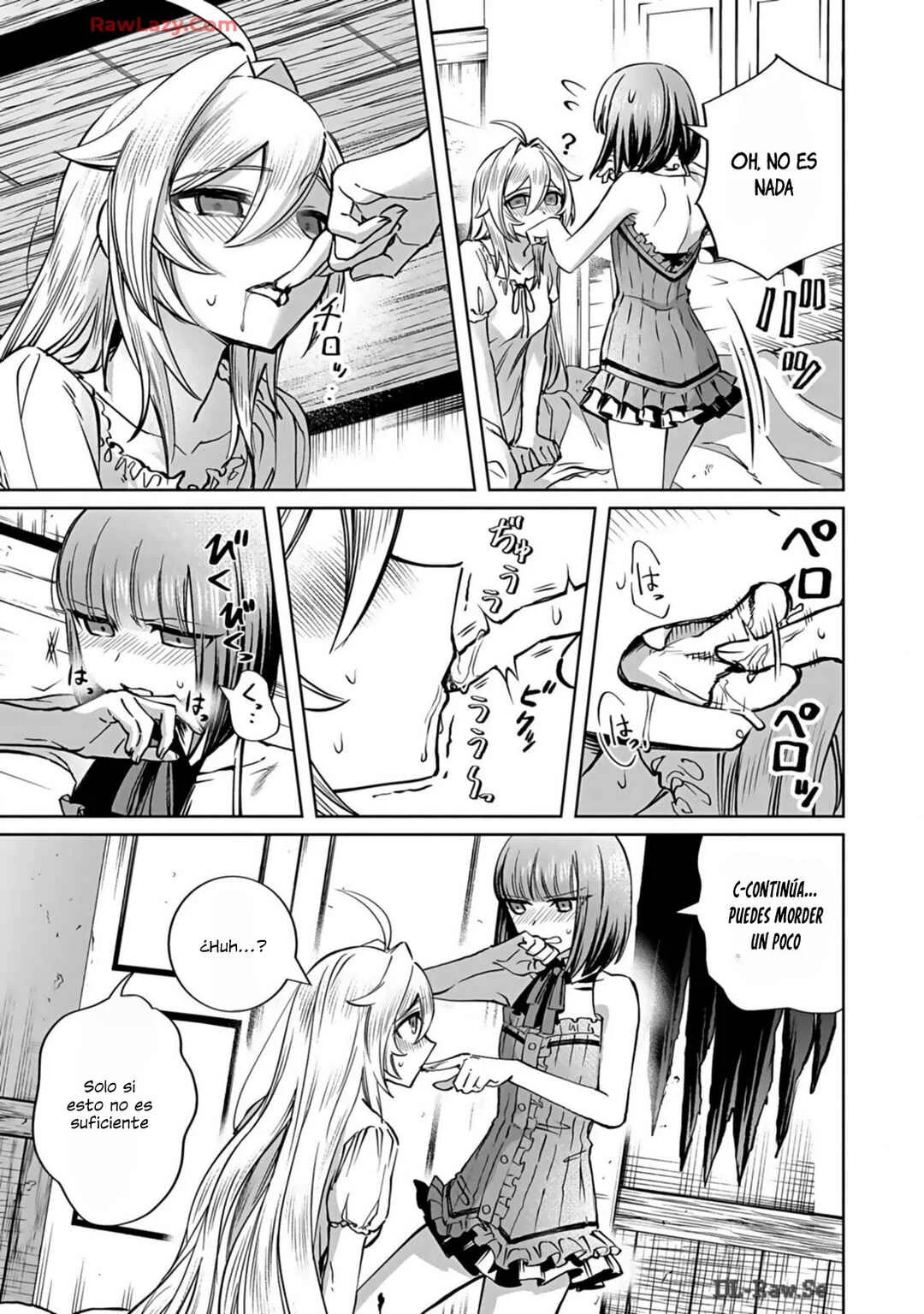 "Eiyuu" ni Akogareta Shoujo wa Kyuuketsuki ni Ochitemo "Eiyuu" wo Mezasu Capítulo 4: Placer y Decisión - Page 12