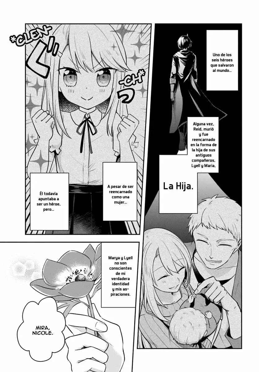 Eiyuu no Musume to shite Umarekawatta Eiyuu wa Futatabi Eiyuu o Mezasu Capítulo 2 - Page 2