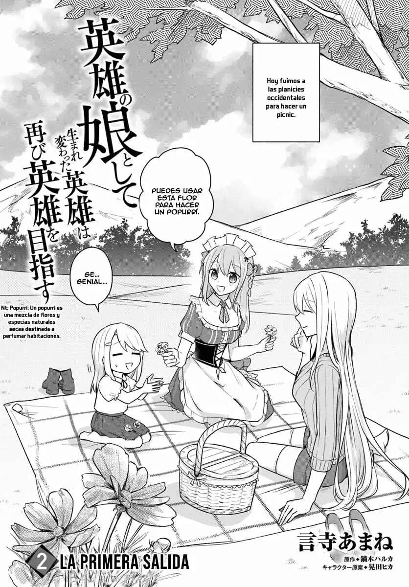 Eiyuu no Musume to shite Umarekawatta Eiyuu wa Futatabi Eiyuu o Mezasu Capítulo 2 - Page 3