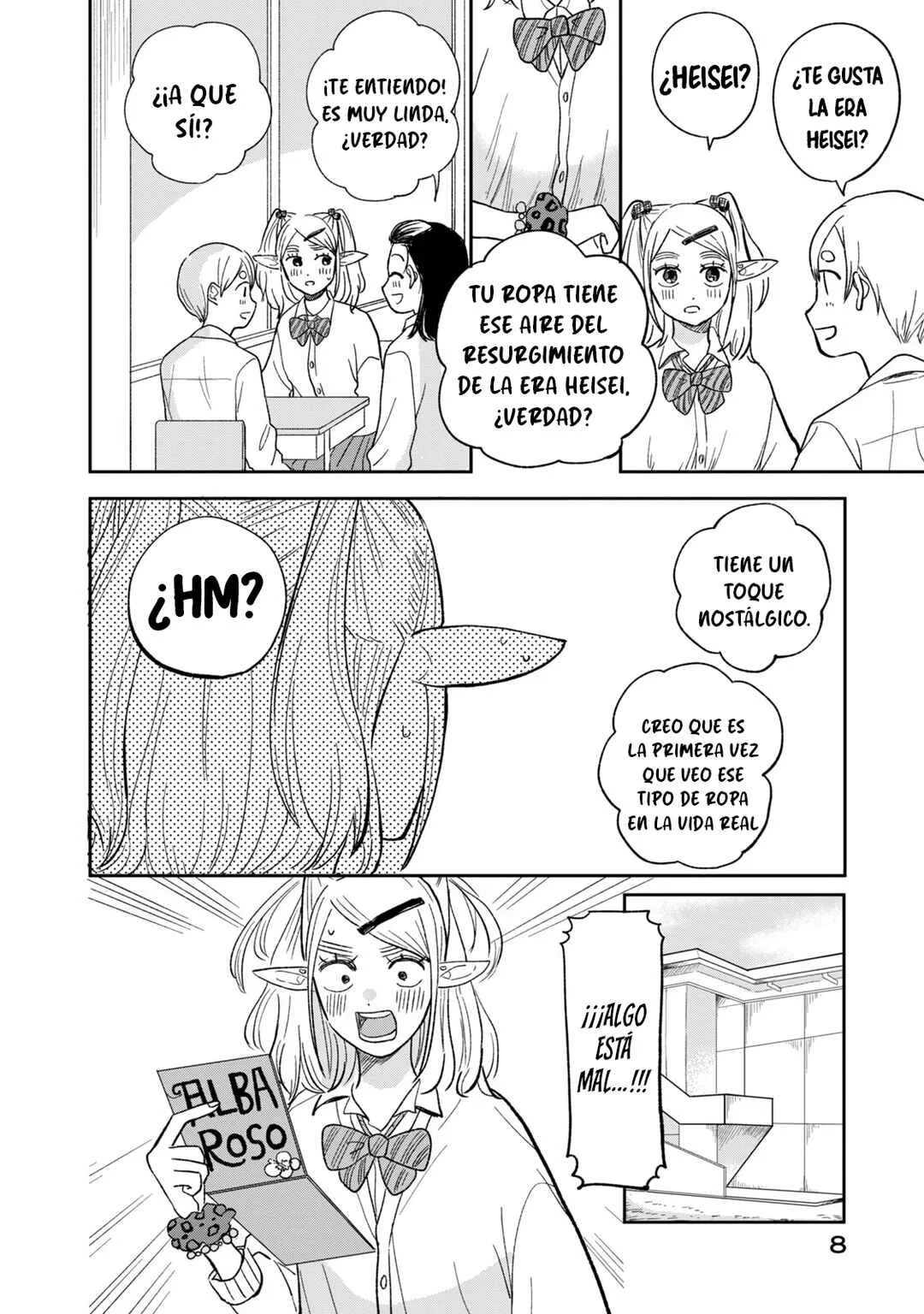 Elf no Mon-chan Kokosei!! Capítulo 1: ¡Invasión! ¡Mon-chan la elfa! - Page 6