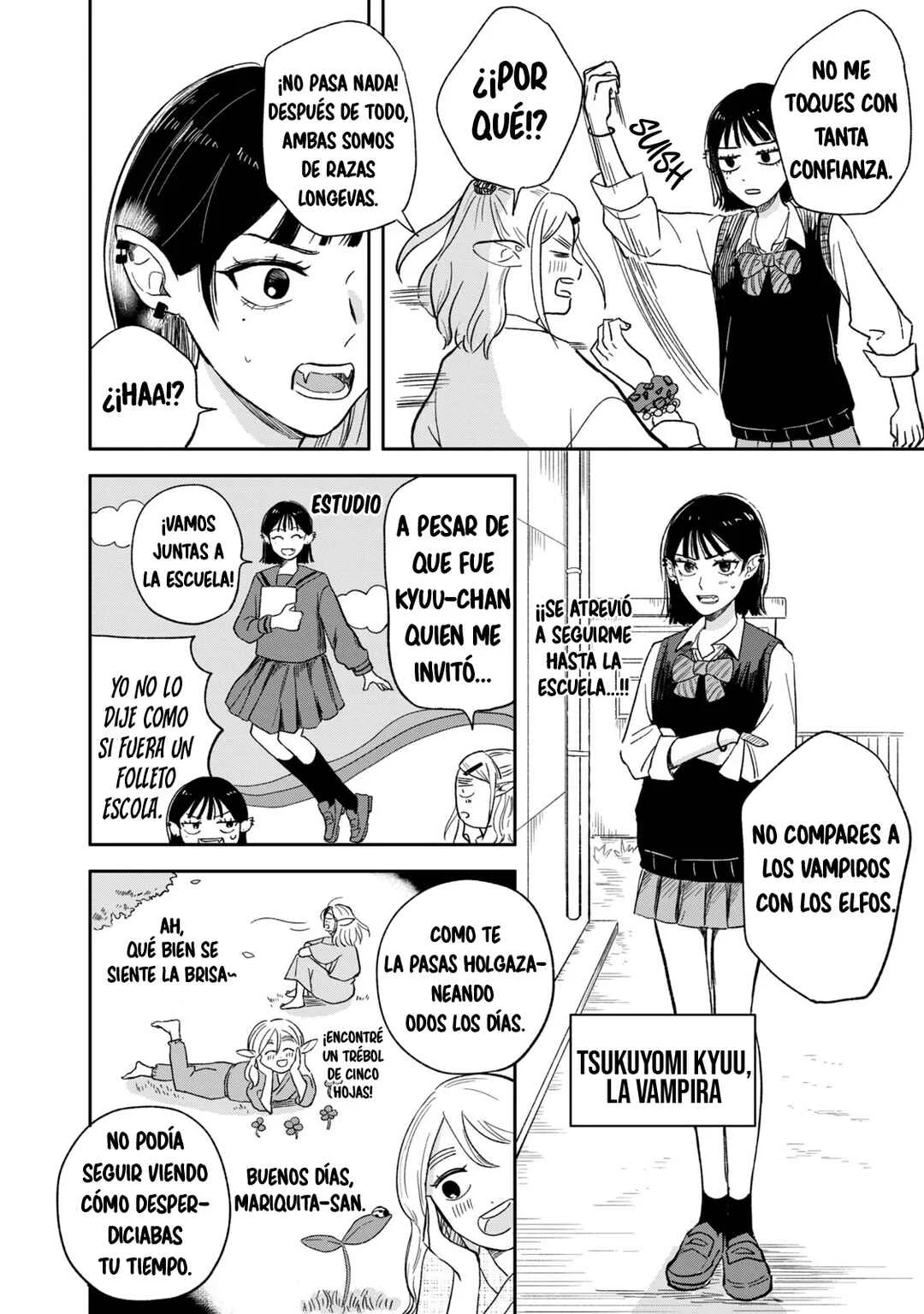 Elf no Mon-chan Kokosei!! Capítulo 1: ¡Invasión! ¡Mon-chan la elfa! - Page 8