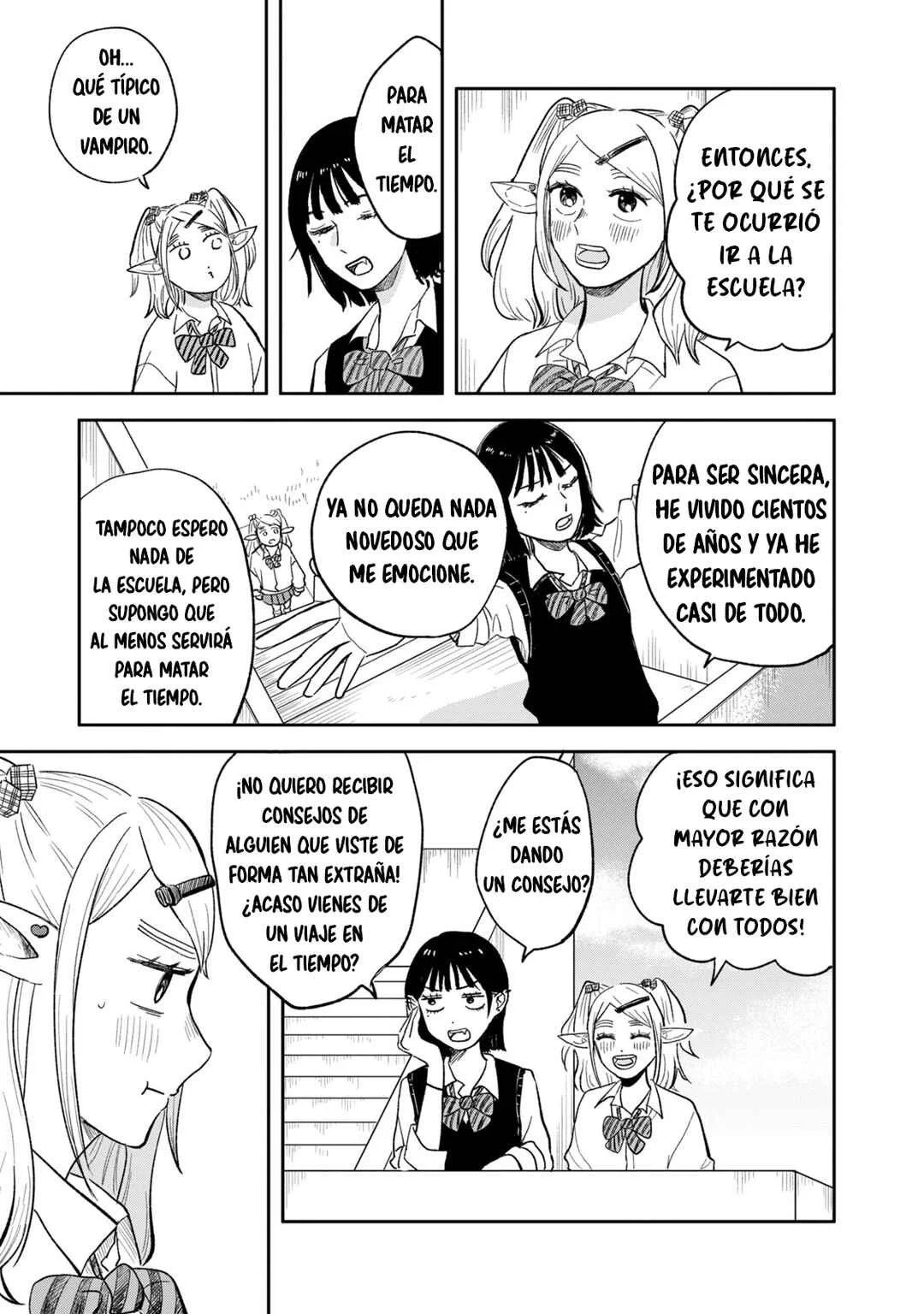 Elf no Mon-chan Kokosei!! Capítulo 1: ¡Invasión! ¡Mon-chan la elfa! - Page 11