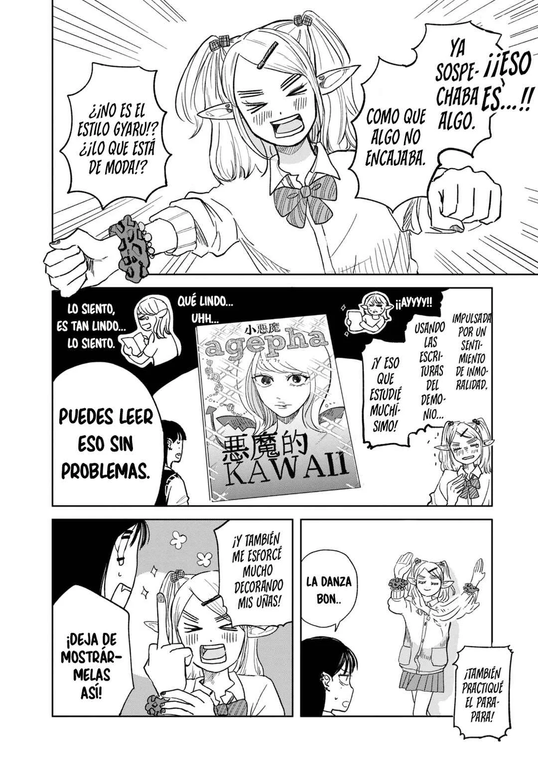Elf no Mon-chan Kokosei!! Capítulo 1: ¡Invasión! ¡Mon-chan la elfa! - Page 12