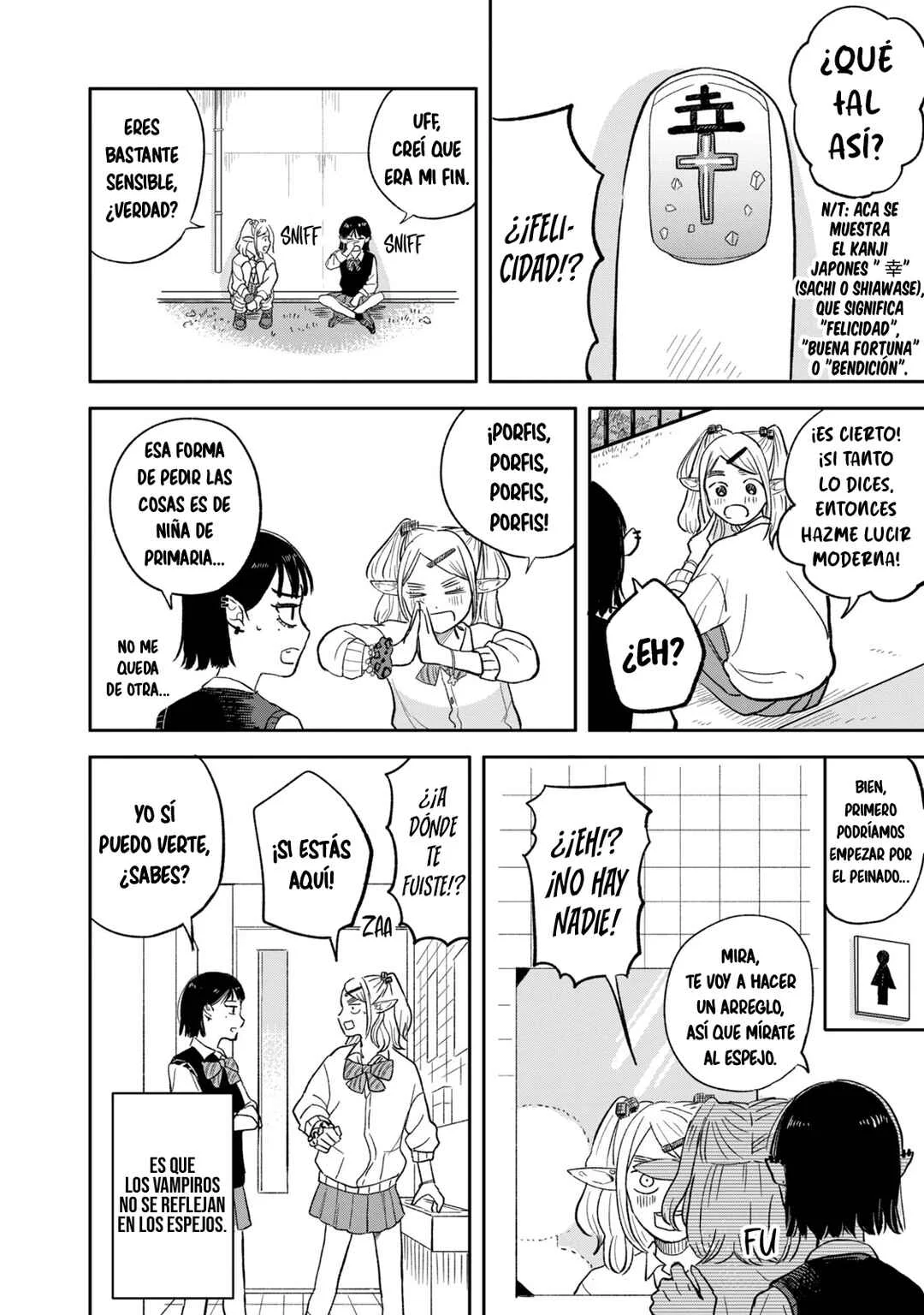 Elf no Mon-chan Kokosei!! Capítulo 1: ¡Invasión! ¡Mon-chan la elfa! - Page 14